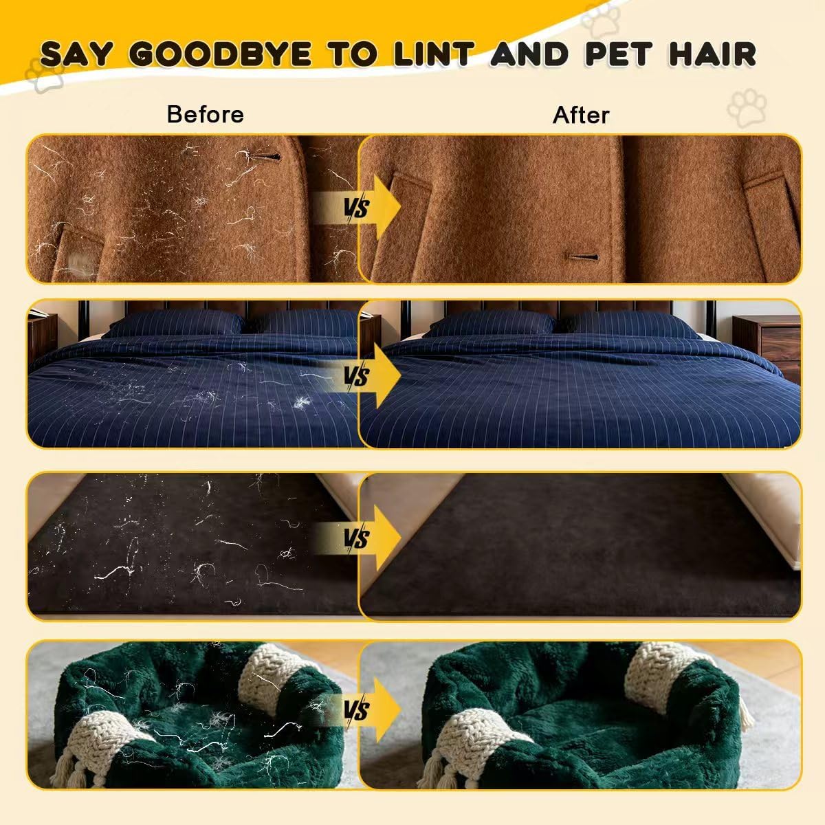 Mănuși Magice pentru Păr de Animale