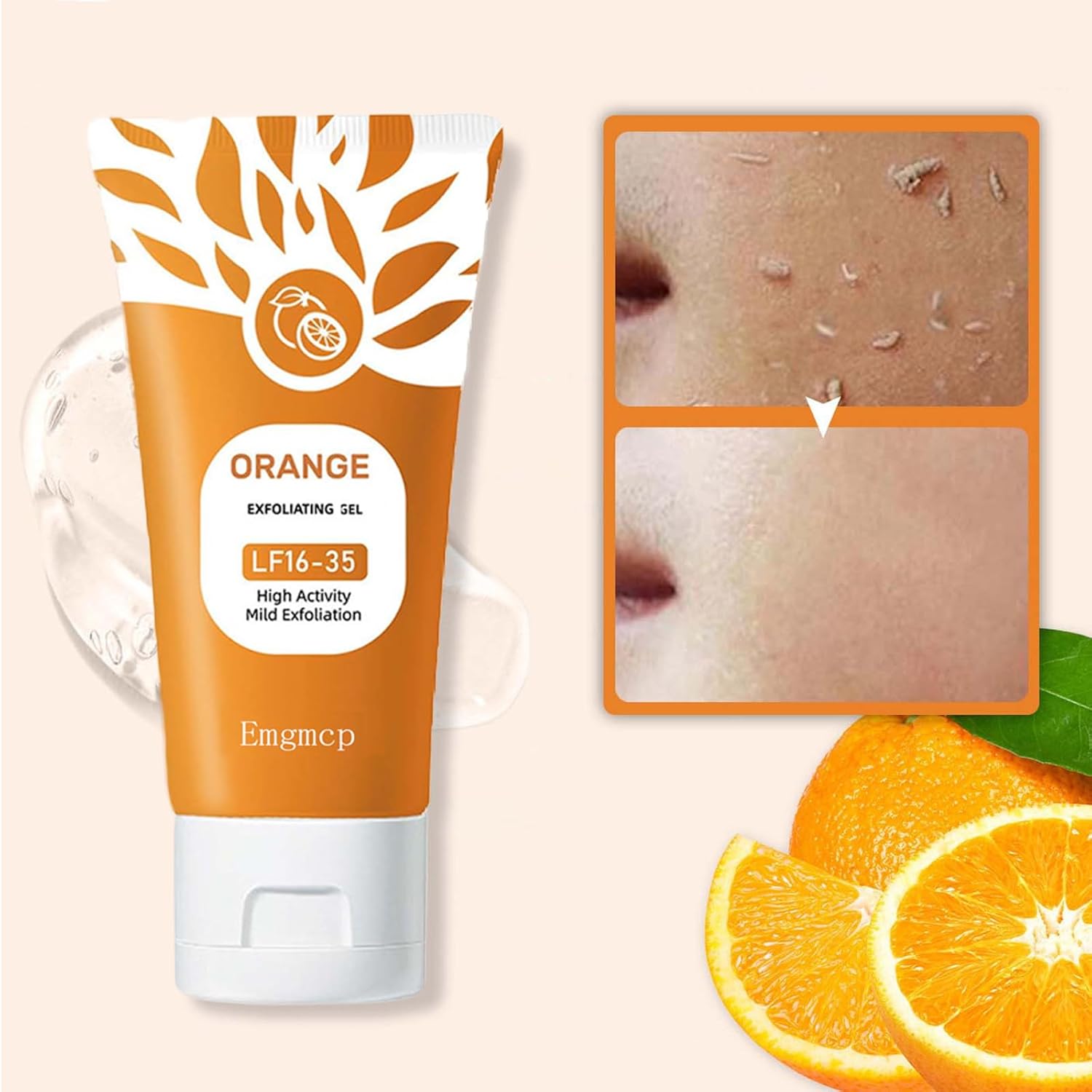 Gel Exfoliant cu Enzime de Portocală