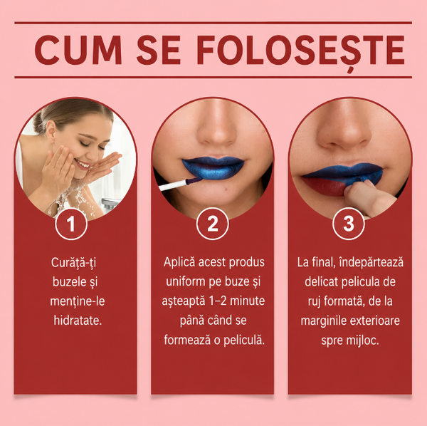 KissProof™ – Ruj Peel-Off Rezistent Waterproof