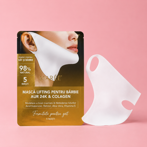 Masca Lifting V Line cu Aur 24K -  Pentru Contur Perfect